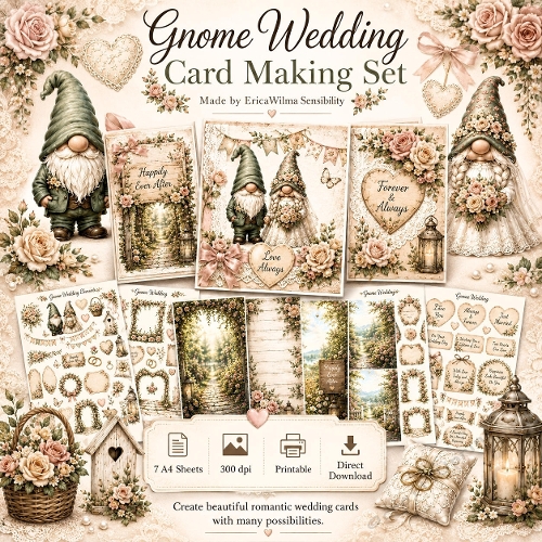 EW AI Card Making Set Gnome Wedding 01 2026