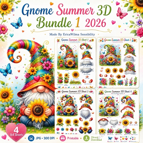 EW AI 3D Sheet Bundle Gnome Summer 1 2026