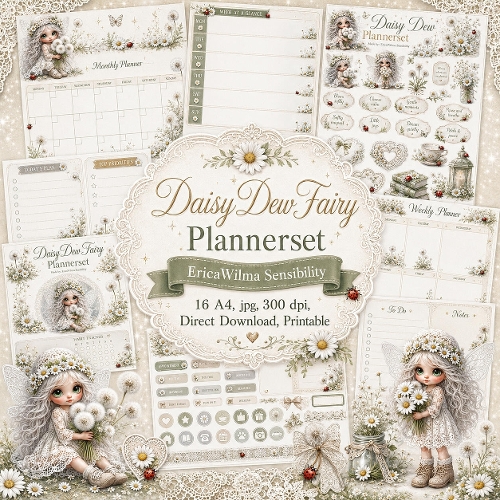 EW AI Planner Set Daisy Dew Fairy 2026