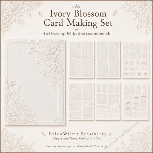 EW AI Card Making Set Ivory Blossom 2026