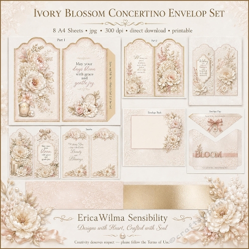 EW AI Concertino Envelop set Ivory Blossom 2026