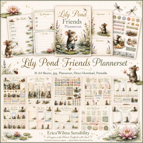 EW AI Plannerset Lily Ponds Friends 2026