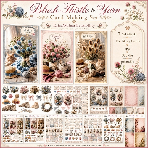 EW AI Card Making Set Blush Thistle & Yarn 2026