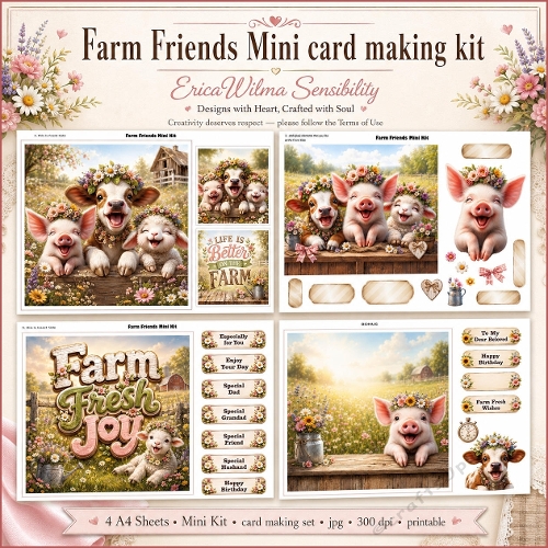 EW AI Card Making Minie Farm Friends 2026