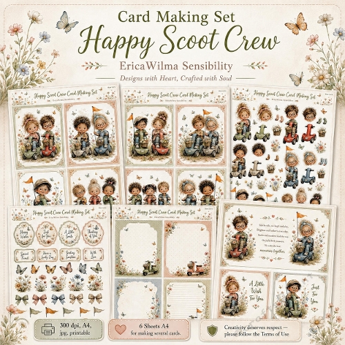 EW AI Card Making Set Happy Scoot Crew 2026