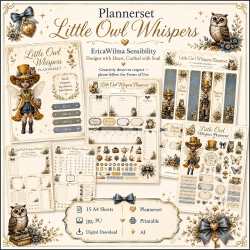 EW AI Plannerset Little Owl Whispers 2026