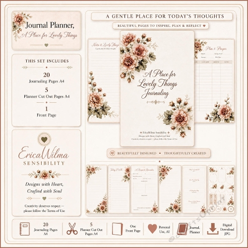 EW AI Journaling Planner - A Place for Lovely Things 2026