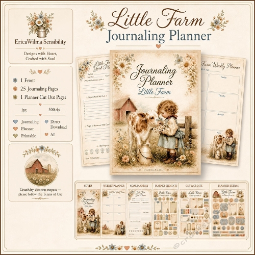 EW AI Little Farm - Journling Planner 2026