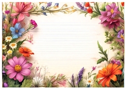 EW A4 Journal Flower 01 