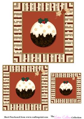 Christmas Pudding Toppers