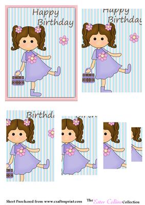 Little Girl in Blue Pyramid