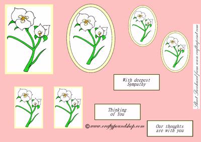 With Sympathy Toppers