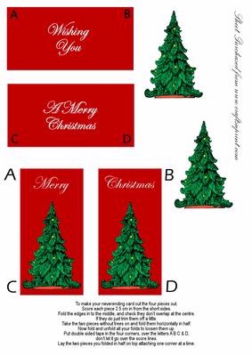 Christmas Trees Neverending Card