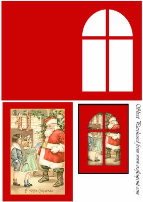 Present for Santa Window Card