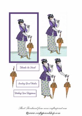 Lady of Fashion Sheet 1