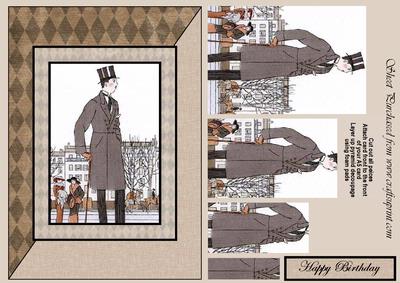 Victorian Gentleman Card Front
