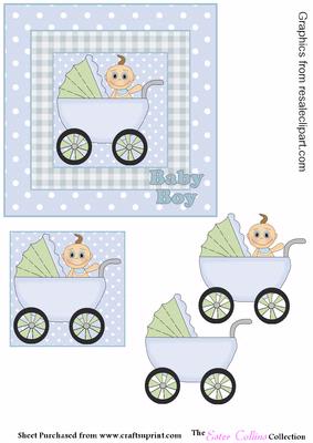 Baby Boy in Pram