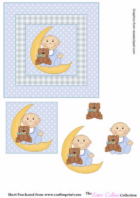 Baby Boy on Moon