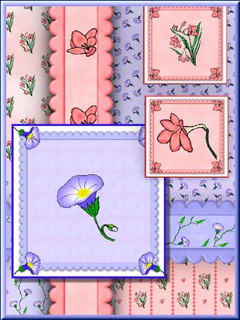 Pastel Floral Topper Kit
