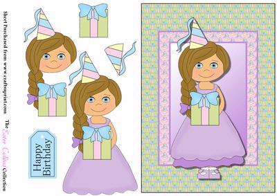 Birthday Girl Card Front