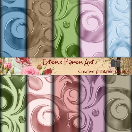 Metallic Swirls Paper Packs