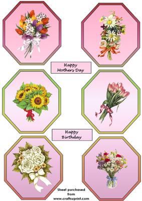 Floral Bouquet Toppers