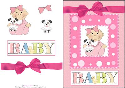 Baby Girl Quick Card