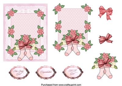 Baby Girl Decoupage