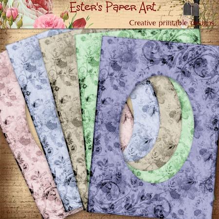 Vintage Floral Frames