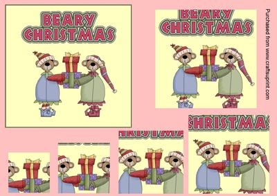 Beary Christmas Couple Pyramage