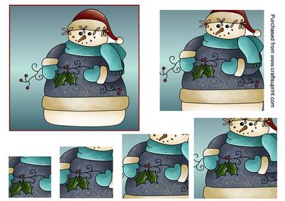 Jolly Snowman Pyramage