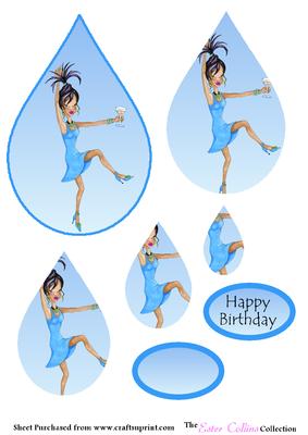 Party Girl Teardrop Pyramid