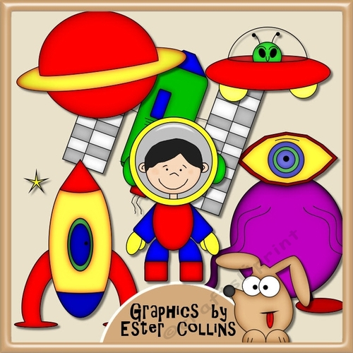 Aliens from outer space Clipart