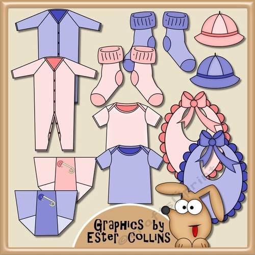 Baby Clothes Clipart
