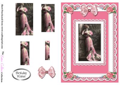 Lady in Pink Card Front