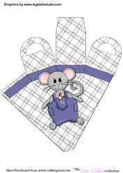 Christmas Mouse Icicle Favor Box