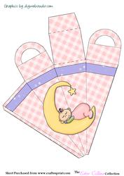 Baby Girl Icicle Favor Box