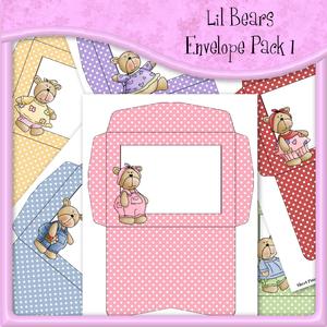 Lil Bears Envelope Pack 1