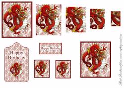 Red Dragon Spiral Pyramid