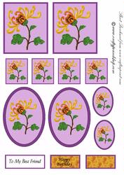 November Chrysanthemum Toppers