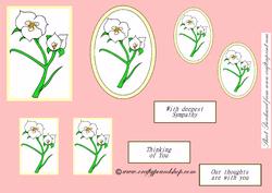 With Sympathy Toppers