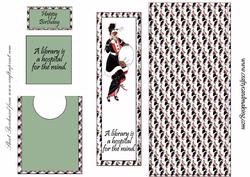 Lady in Black Bookmark