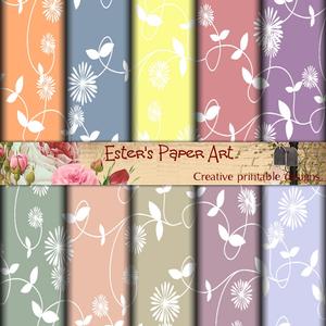 Daisy Swirls Paper Pack