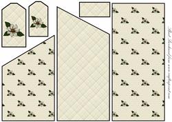 White Christmas Flower Cascade