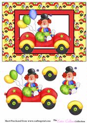 Clown Card Front