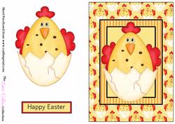 Easter Chick Card Front