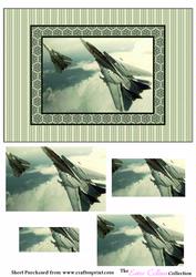 Fighter Plane Card Front
