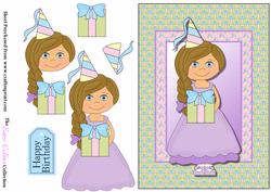 Birthday Girl Card Front