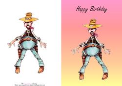 Gunslinger A5 Card Front