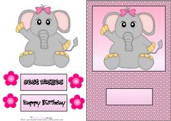 Elephant Quick Card
